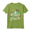 My Therapist Is A Circle Loves Hula Hooping - Allenamento Maglietta con Divertente Design a Cerchio - Ideale per Amanti dell'Hula Hoop