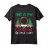 Hooping Xmas Pajama Shirt Hula Hoop Dancing Christmas Maglietta - Lightweight Festive Apparel for Dancers