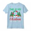 Hooping Xmas Pajama Shirt Hula Hoop Dancing Christmas Maglietta - Lightweight Festive Apparel for Dancers