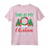 Hooping Xmas Pajama Shirt Hula Hoop Dancing Christmas Maglietta - Lightweight Festive Apparel for Dancers