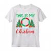 Hooping Xmas Pajama Shirt Hula Hoop Dancing Christmas Maglietta - Lightweight Festive Apparel for Dancers