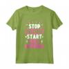 Stop Dreaming Start Hula Hooping - Maglietta Cerchio Danza Hula-Hooping - Ideale per Sessioni di Allenamento e Feste a Tema