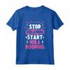 Stop Dreaming Start Hula Hooping - Maglietta Cerchio Danza Hula-Hooping - Ideale per Sessioni di Allenamento e Feste a Tema