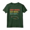 Hula Hoop - Curvy Grooves - Sexy Moves - Retro Maglietta per Fitness e Ginnastica - Ideale per Regalo Unico e alla Moda