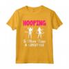 Hooping è più di uno stile di vita Hula Hooping Dice Fan Maglietta - Ideale per Allenamenti e Feste a Tema - Unica e Divertente