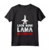 Guarda Mamma Lama Hula Hooping Divertente Alpaca Hooping Fanatico Maglietta - Ideale per Allenamento e Feste a Tema Hula Hoop