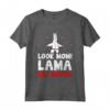 Guarda Mamma Lama Hula Hooping Divertente Alpaca Hooping Fanatico Maglietta - Ideale per Allenamento e Feste a Tema Hula Hoop