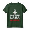 Guarda Mamma Lama Hula Hooping Divertente Alpaca Hooping Fanatico Maglietta - Ideale per Allenamento e Feste a Tema Hula Hoop