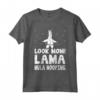 Guarda Mamma Lama Hula Hooping Divertente Alpaca Hooping Fanatico Maglietta - Ideale per Allenamento e Feste a Tema Hula Hoop