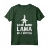 Guarda Mamma Lama Hula Hooping Divertente Alpaca Hooping Fanatico Maglietta - Ideale per Allenamento e Feste a Tema Hula Hoop