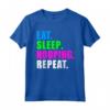 EAT SLEEP HOOPING DANCE HOOPS - Maglietta Fitness Hula Hoops per Donne, Bambini e Ragazze - Regalo Divertente per Compleanni e Feste