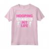 Hooping ha cambiato la mia vita - Hula-Hoop Queen Maglietta - Ideale per Allenamento e Feste a Tema Hula Hoop