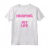 Hooping ha cambiato la mia vita - Hula-Hoop Queen Maglietta - Ideale per Allenamento e Feste a Tema Hula Hoop