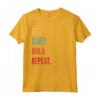 Divertente regalo Hula Hooping - Eat Sleep Hula Hooping Ripetizione Maglietta - Ideale per Compleanno