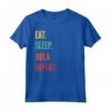 Divertente regalo Hula Hooping - Eat Sleep Hula Hooping Ripetizione Maglietta - Ideale per Compleanno