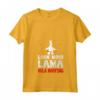 Donna Guarda Mamma Lama Hula Hooping Divertente Alpaca Hooping Fanatico Maglietta con Collo a V - Eat Sleep Hula Repeat - Ideale per Allenamento e Feste a Tema