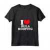 Donna Amo l'Hula Hooping - Maglietta con Collo a V Personalizzata - Regalo Unico per San Valentino o Compleanno