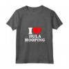 Donna Amo l'Hula Hooping - Maglietta con Collo a V Personalizzata - Regalo Unico per San Valentino o Compleanno