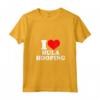 Donna Amo l'Hula Hooping - Maglietta con Collo a V Personalizzata - Regalo Unico per San Valentino o Compleanno