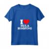 Donna Amo l'Hula Hooping - Maglietta con Collo a V Personalizzata - Regalo Unico per San Valentino o Compleanno