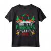 Hooping Christmas Pajama Shirt - Hula Hoop Dancing Xmas Party Maglietta - Lightweight Fun Xmas Attire