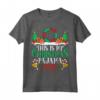 Hooping Christmas Pajama Shirt - Hula Hoop Dancing Xmas Party Maglietta - Lightweight Fun Xmas Attire