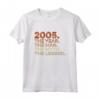 Compleanno Regalo Vintage T-Shirt 2005 - The Man Myth Legend - Divertente Idea Regalo per Uomini 30-80 Anni