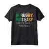 Irish Funny Rugby Tshirt | Ireland Rugby | St Patrick Rugby Maglietta - Luck of the Irish Rugby - Perfect Gift Idea