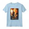 Lucasfilm Indiana Jones Kingdom of the Crystal Skull Poster Maglietta - Official HapTiger Merchandise for Family - Adventure Movie Tee Shirt