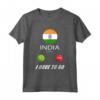 India Bandiera Souvenir - Maglietta India sta chiamando - Ideale per Viaggio o Orgoglio Indiano