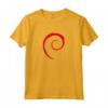 Linuxlover Tee Debian Spiral Logo - Maglietta Open Source per Appassionati di Linux - Ideale per Compleanni, Natale e Festa del Papà