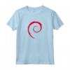 Linuxlover Tee Debian Spiral Logo - Maglietta Open Source per Appassionati di Linux - Ideale per Compleanni, Natale e Festa del Papà