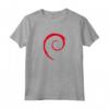 Linuxlover Tee Debian Spiral Logo - Maglietta Open Source per Appassionati di Linux - Ideale per Compleanni, Natale e Festa del Papà