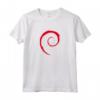 Linuxlover Tee Debian Spiral Logo - Maglietta Open Source per Appassionati di Linux - Ideale per Compleanni, Natale e Festa del Papà