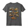 Construction Funny Excavator Bulldozer Wrecking Steamroller Maglietta - Design Divertente per Appassionati di Veicoli da Costruzione - Regalo Ideale per gli Amanti dell'Uumorismo e dei Motori