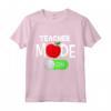 Modalità Insegnante On T-Shirt - Primo Giorno di Scuola Insegnante Maglietta - Ideale per Insegnanti delle Scuole Elementari