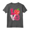 Love Apple Teacher Life - Maglietta San Valentino per Insegnanti - Regalo Divertente per Scuola e Amici
