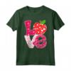 Love Apple Teacher Life - Maglietta San Valentino per Insegnanti - Regalo Divertente per Scuola e Amici