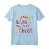 Happy Last Day of School - Insegnante Studente Hippie Tie Dye Maglietta - Idea Regalo per Fine Anno Scolastico e Vacanze Estive