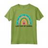 Felice Ultimo Giorno di Scuola Insegnante Bambini Laurea Arcobaleno Maglietta - Simpatico Regalo di Laurea per Bambini - Ideale per Celebrare l'Ultimo Giorno di Scuola