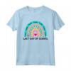 Felice Ultimo Giorno di Scuola Insegnante Bambini Laurea Arcobaleno Maglietta - Simpatico Regalo di Laurea per Bambini - Ideale per Celebrare l'Ultimo Giorno di Scuola