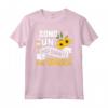 Miglior Insegnante Sono un Insegnante che Distrugge Divertente Maglietta con Girasoli - Regalo Originale per Maestri