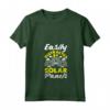 Donna Installatore di Pannelli Solari - Maglietta Collo a V con Design Energia Solare - Ideale per Tecnici di Energia Pulita