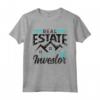Investitore Immobiliare Investire Azionisti Investire Azioni - Maglietta Divertente per Natale o Compleanno - Ideale per Trader e Broker
