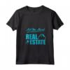 Donna Agente Immobiliare Proprietà Investitore Maglietta con Collo a V - Real Estate Queen - Leggera e Taglio Classico