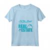 Donna Agente Immobiliare Proprietà Investitore Maglietta con Collo a V - Real Estate Queen - Leggera e Taglio Classico