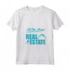 Donna Agente Immobiliare Proprietà Investitore Maglietta con Collo a V - Real Estate Queen - Leggera e Taglio Classico