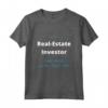 Investitore immobiliare Maglietta - Selfmade Real Estate Investor - Investi con successo - Must-have per gli appassionati di investimenti!