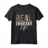 Leopard Agente Immobiliare Vita - T-shirt Investitore Home Broker - Real Estate Life - Regalo Ringraziamento Agente Immobiliare