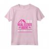Donna Divertente Agente Immobiliare Investitore - Maglietta con Collo a V Leggera per un Look alla Moda